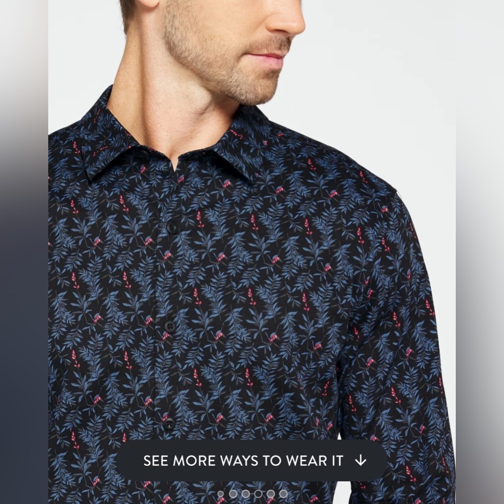 Artefact Stockholm stretch poplin shirt size L